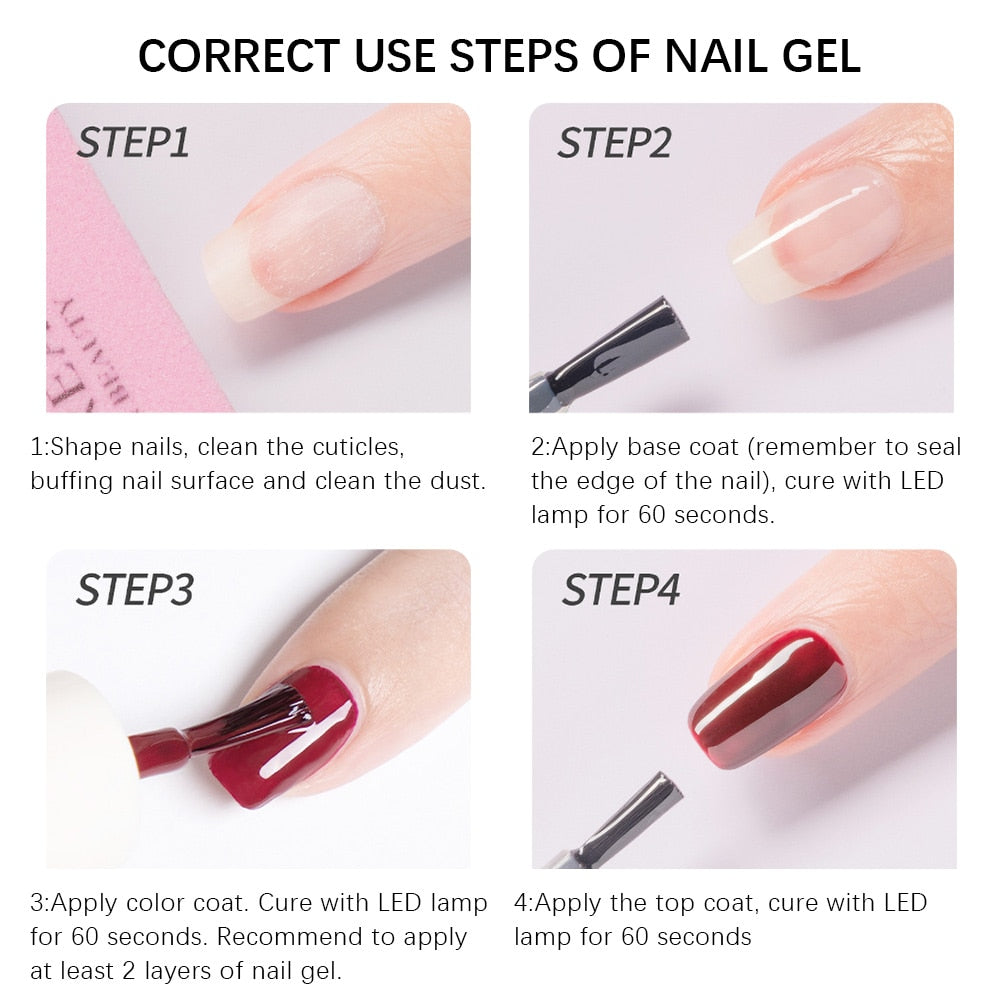 Gel polish ibcccndc how to use kit