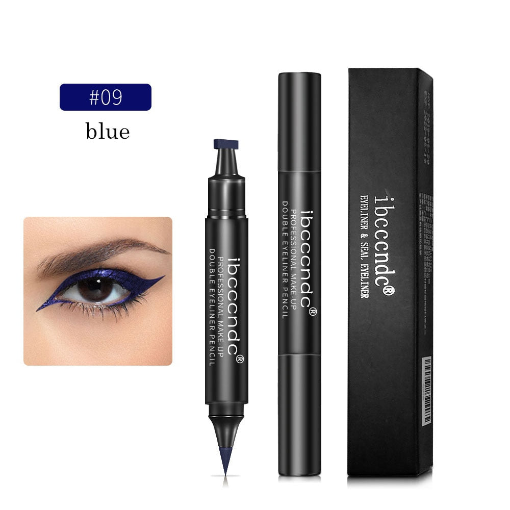 Double ended eyeliner blue