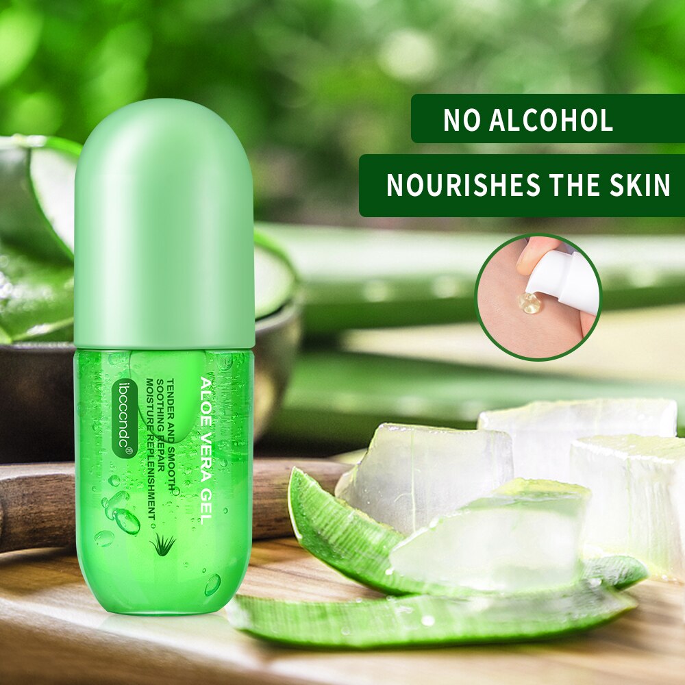 Cápsula de 50 ml de gel de aloe hidratante calmante para el cuidado de la piel