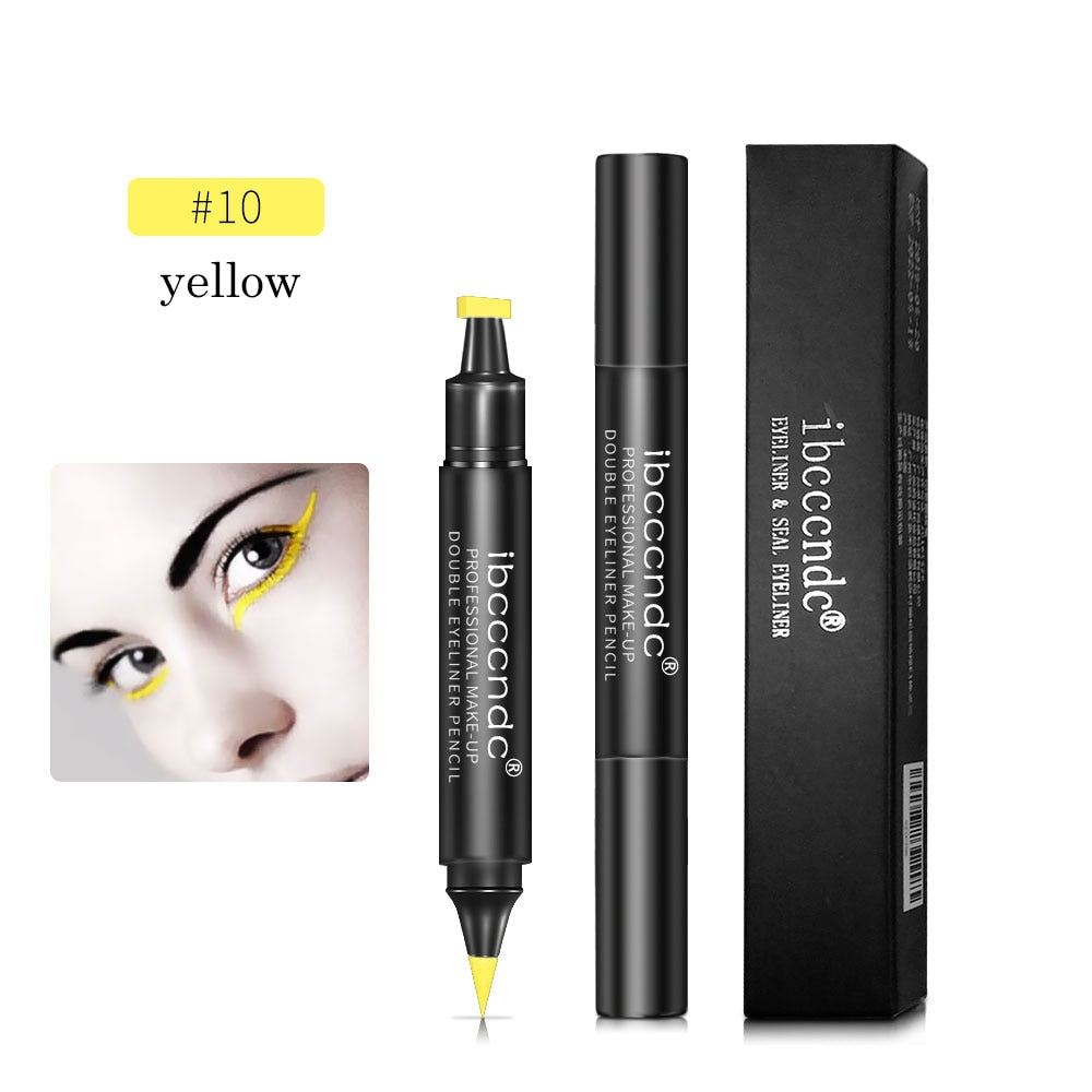 Double ended eyeliner yellow