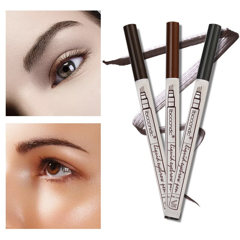 OULISE INDIA Waterproof Liquid Eyebrow Pencil with 4 Fork Tip, Fine Sketch  Liquid Eyebrow Tattoo Pen Smudge-proof and Durable - Price in India, Buy  OULISE INDIA Waterproof Liquid Eyebrow Pencil with 4