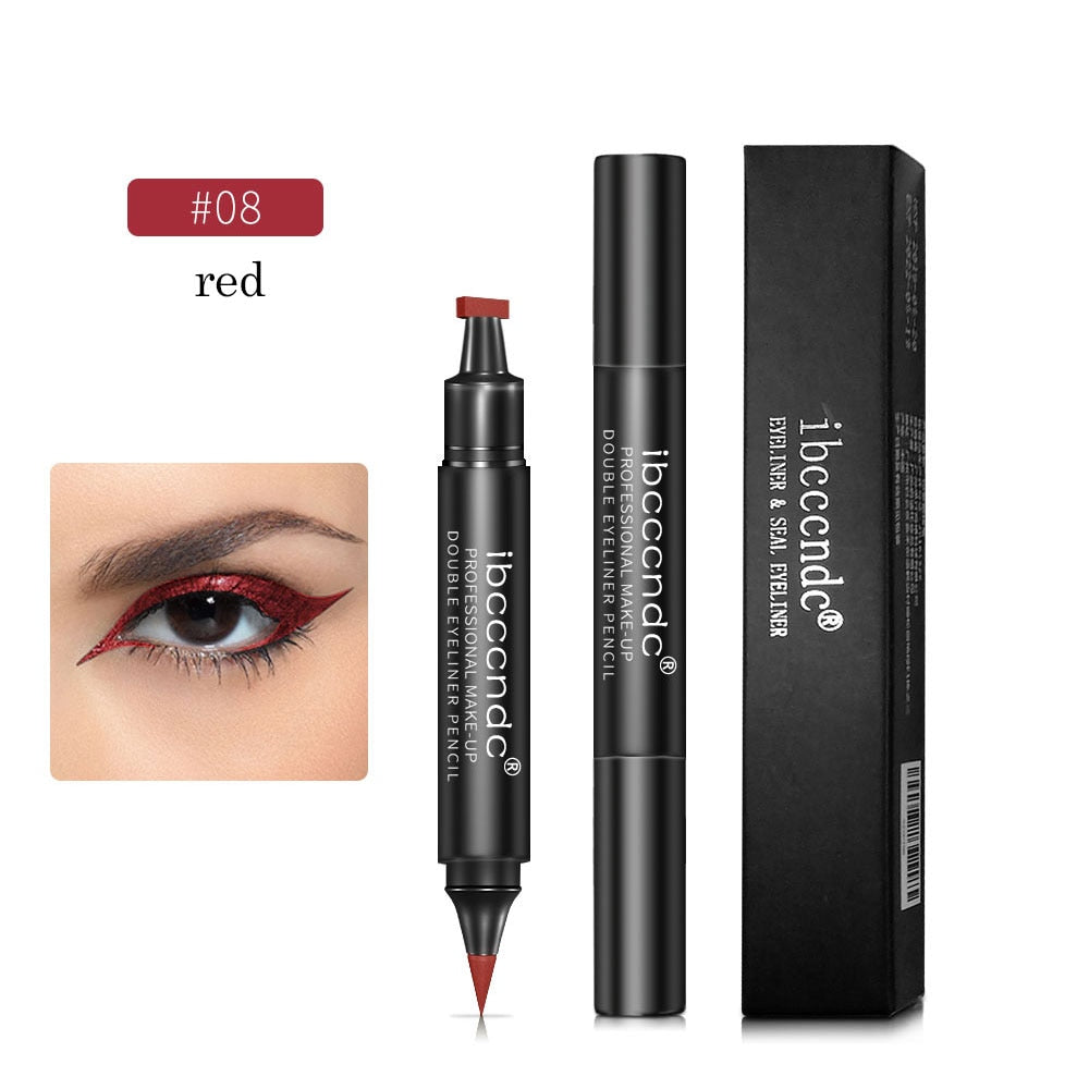 Double ended eyeliner red