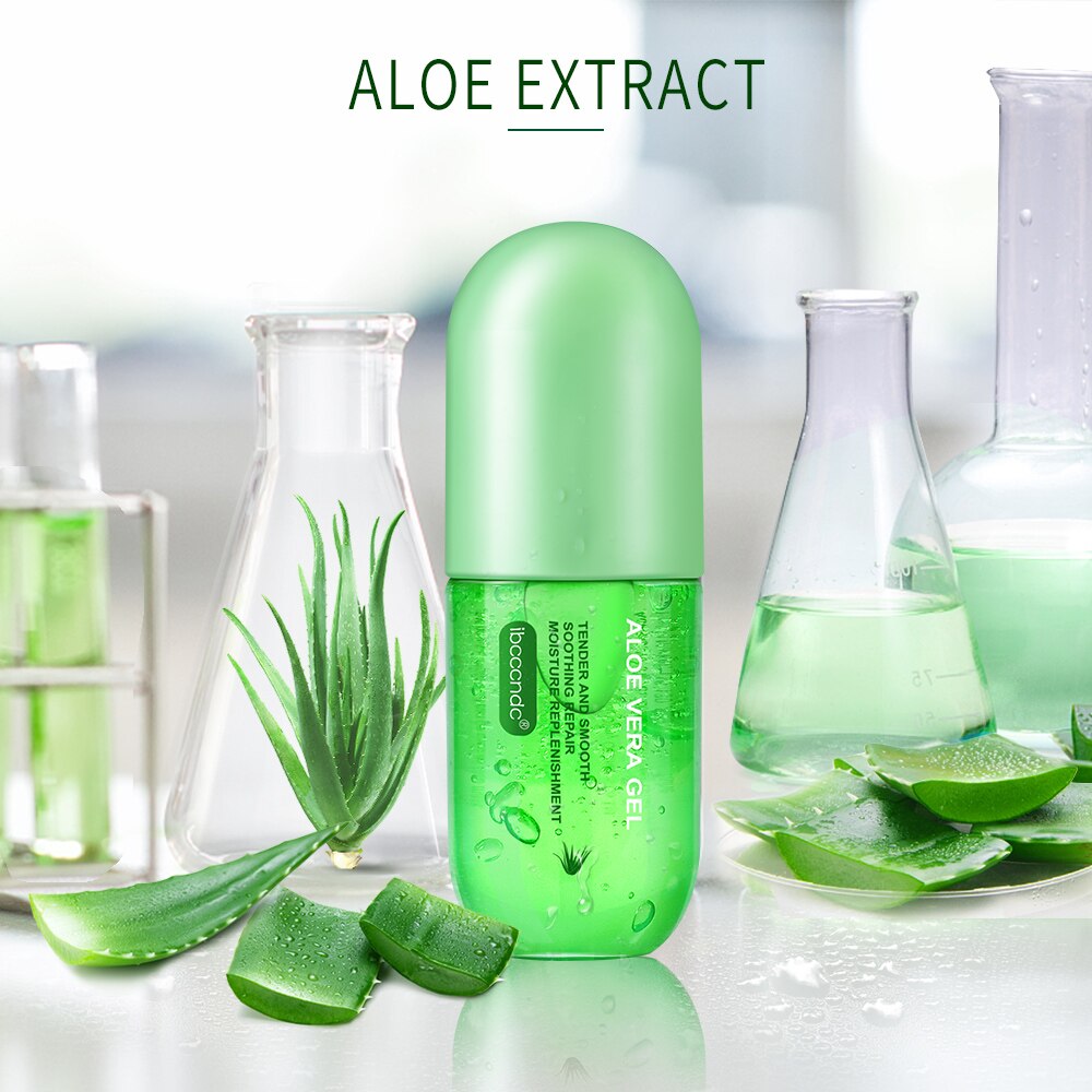 Cápsula de 50 ml de gel de aloe hidratante calmante para el cuidado de la piel