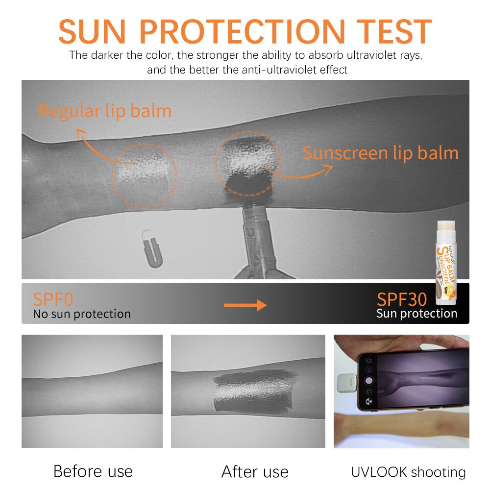 Bálsamo labial protector solar SPF 30 Protección UVA