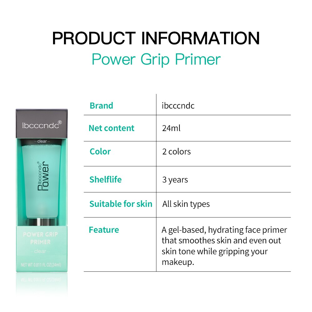 24ml Power Grip Primer Base Gel Hidratante Rostro